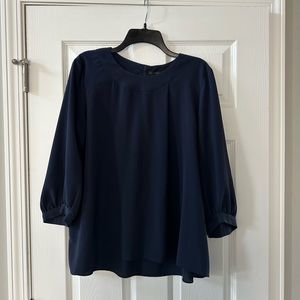 Zara - Navy Blue Blouse - Size L